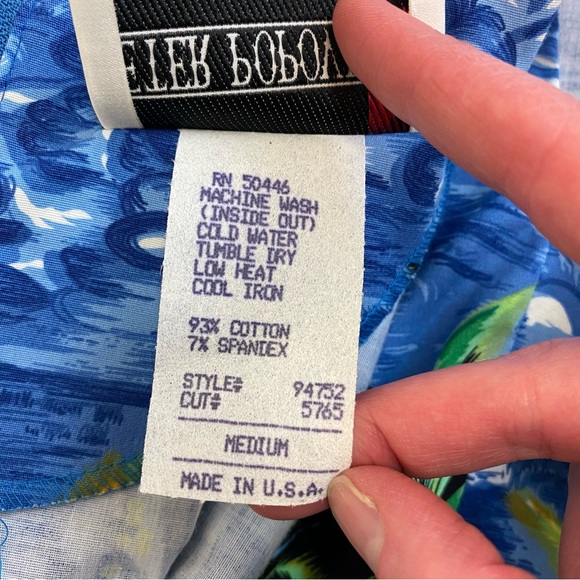 Peter Popovitch Palm Tree Midi Summer Dress NWT - Picture 8 of 9